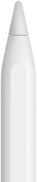 Un Apple Pencil que muestra la punta del dispositivo