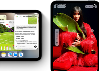 Parte frontal de varios iPad mini que muestran distintas apps