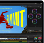 Pantalla de un MacBook Air con un vídeo en fase de edición para demostrar el potencial del chip M5