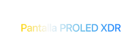 MacBook Pro con pantalla PROLED XDR