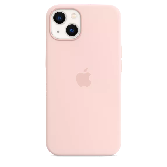 Funda para iPhone 13 Funda de silicona rosa neón para iPhone