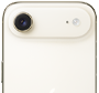 iPhone Air, parte trasera, color blanco nube, sistema de cámara principal Fusion en el módulo superior